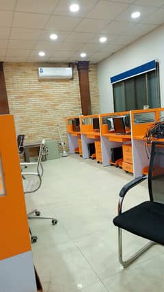 Furnished Office for Rent in Johar Town for (Call center + Software house + Marketing Office & Other Setup as You Want)