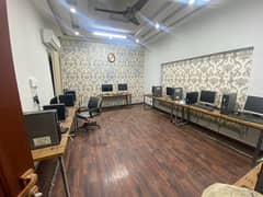 Furnished Office for Rent in Johar Town for (Call center + Software house + Marketing Office & Other Setup as You Want)