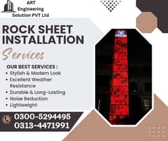 Rock Sheet Installation / ACP/ Aloucbond Sheet / Cladding / 12mm / CNC