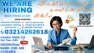Typing job / Data Entry Job / Assignment Job / Online Job / Part Time