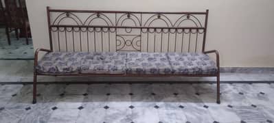 metal frame sofa set