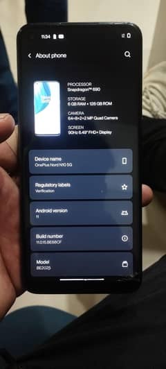 One Plus N10 5G Non Pta