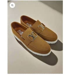 Men's Casual Fabric Loafers Mustard