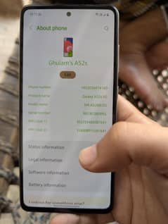 Samsung A52s Box Pack Official PTA Approved
