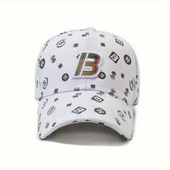 Embroidered Letter B Cap