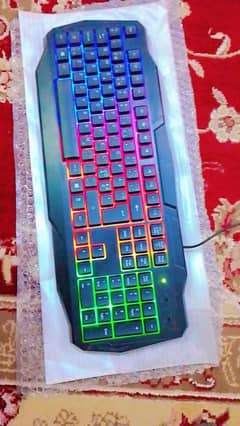 Gaming keyboard with rgb Lights
