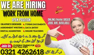 Part time/full time/Online/Assignments/Typing/Data entry/Student/Tea