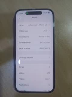 Apple iPhone 14 Pro 128 GB PTA Approved 10/10 Condition