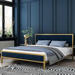 Iron bed / iron bed dressing side table / Double bed /Bed / Furniture