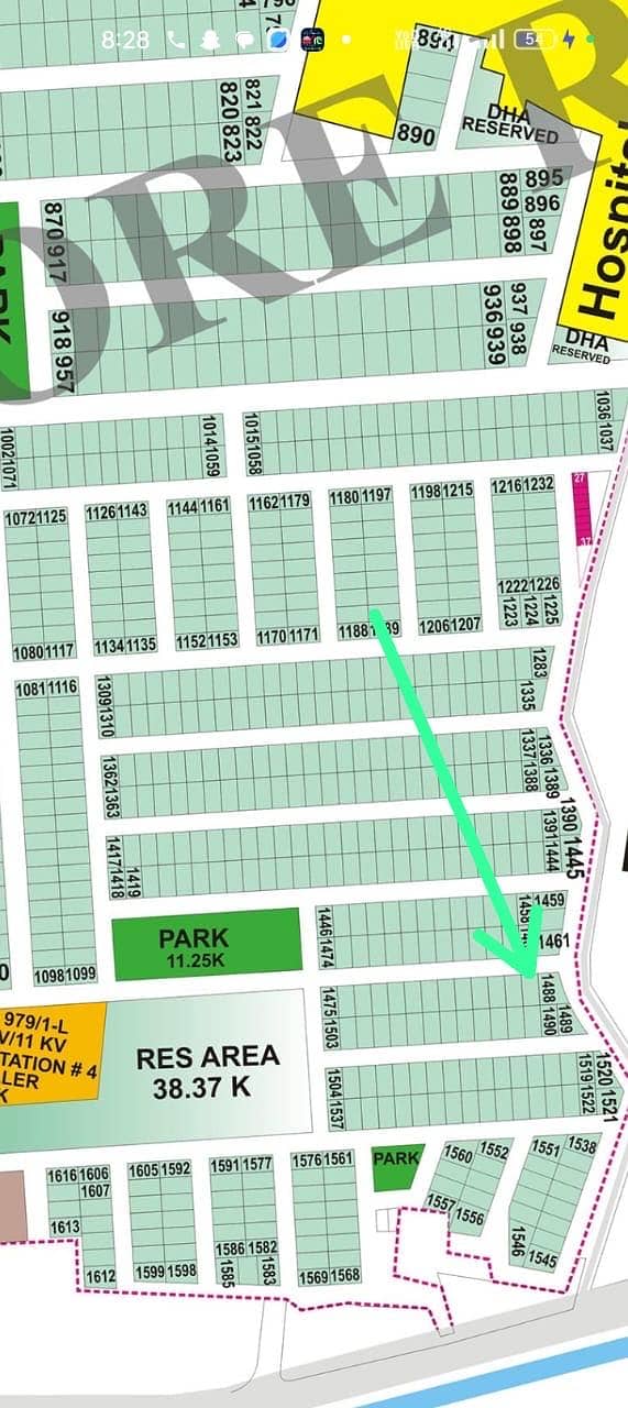 10 Marla plot In DHA phase 9 Prism In L block 0