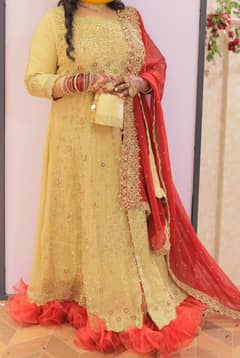 Golden Front Open  Fornt Full heavy Maxi
