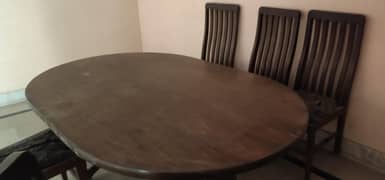 urgent sell Dining table and chairs