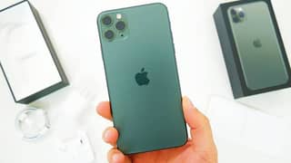 Apple iPhone 11 Pro green 100 health jv 64gb