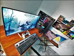 HIGH-END GAMING PC WITH MONITOR (RYZEN 5600/RTX 2080s/512SSD/16GB)