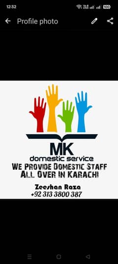 We provide All Kinds of Domestic Servents