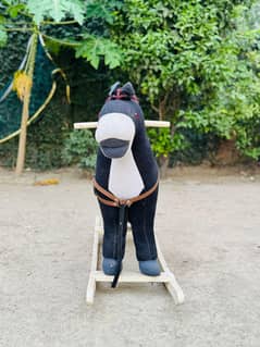 Kidding Riding Hourse