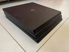 Playstation 4 pro with 2 controllers