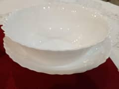 White Heavy Imported Bowls n Dish