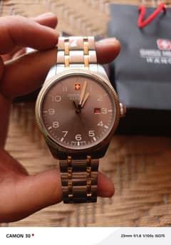 original Swiss military hanowa watch with original box