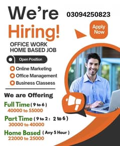 Online Work Available For Male's Females And Students