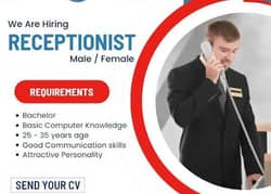 Receptionist/customer