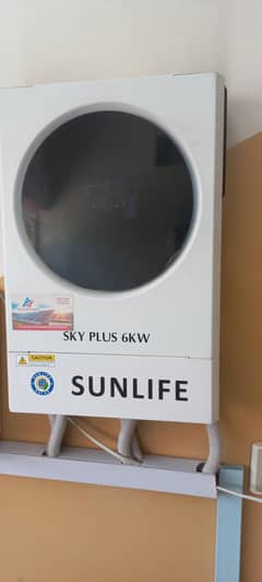 hybrid ongrid 6kw sunline inverter still under warranty
