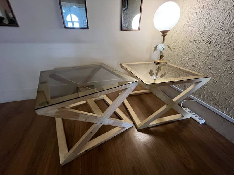 2 side tables set 2