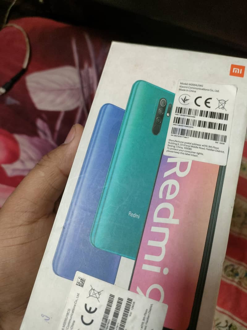 Redmi 9 10/10 condition no any issue with box 1