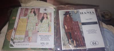 hania and hafiza lawn