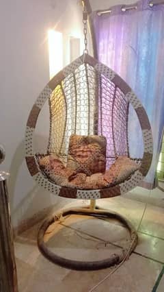 Swing chair with kushan