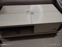 L. shaped sofa with table