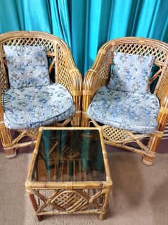 cane sofa