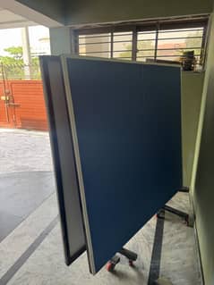 Foldable Table Tennis Table with Wheels / Wooden table tennis