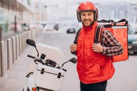 Delivery Rider 8 am to 11 am