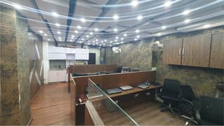 Fully Furnished Area 750 Square Feet Brand New Corporation Office Available For Rent In Main Boulevard Road Gulberg 3 Lahore