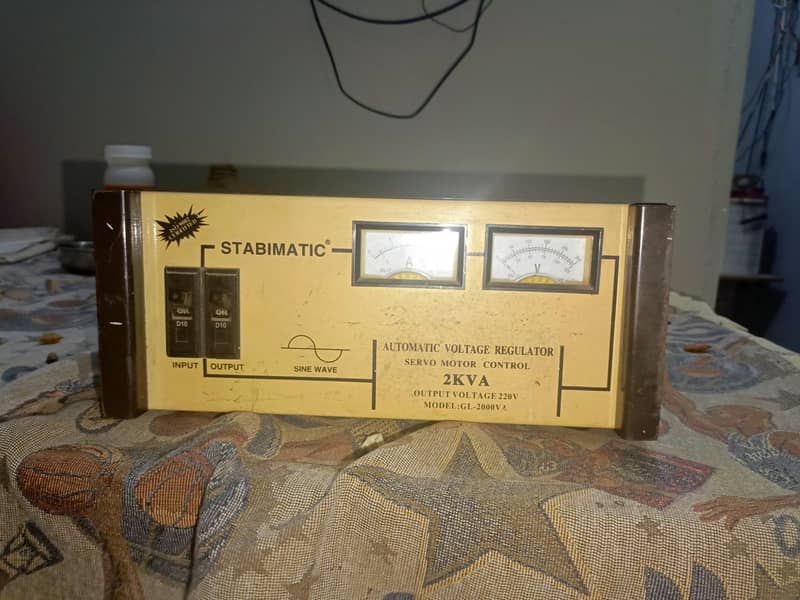 STABIMATIC Servo Stabilizer SPD-2000C 2000VA 100V-240V 0