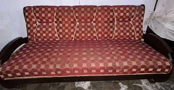 5 seater brown color sofa set