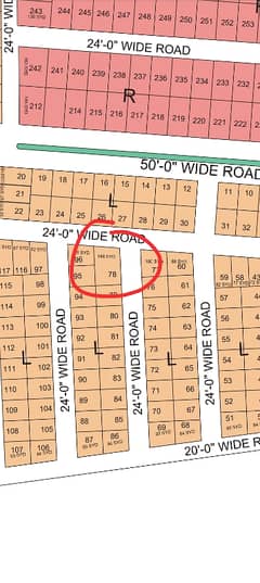 Plot For Sale West Open Corner