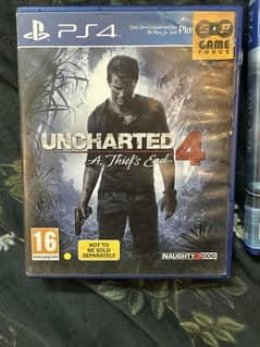 Uncharted 4 & God of War - PS4 games for sale