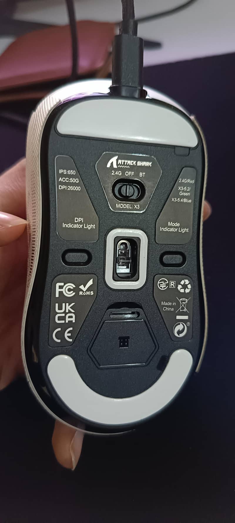 Attack shark x3 gaming grade sensor 2