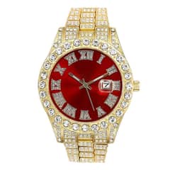 Hip hop full dimond men's watch personality