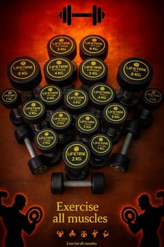 2kg to 20kg Dumbbells Available