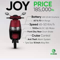 2 Evee electric scooters for sale excellent condition, ready to drive