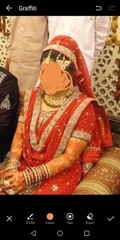 indian bridal lehanga . 10/10 condition. price non negotiable
