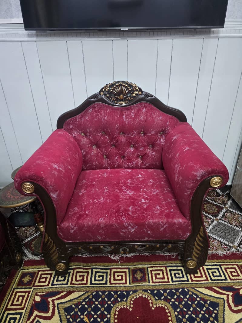 sofa set/wooden sofa/luxury sofa/sofa for sale /6 seater sofa set 2