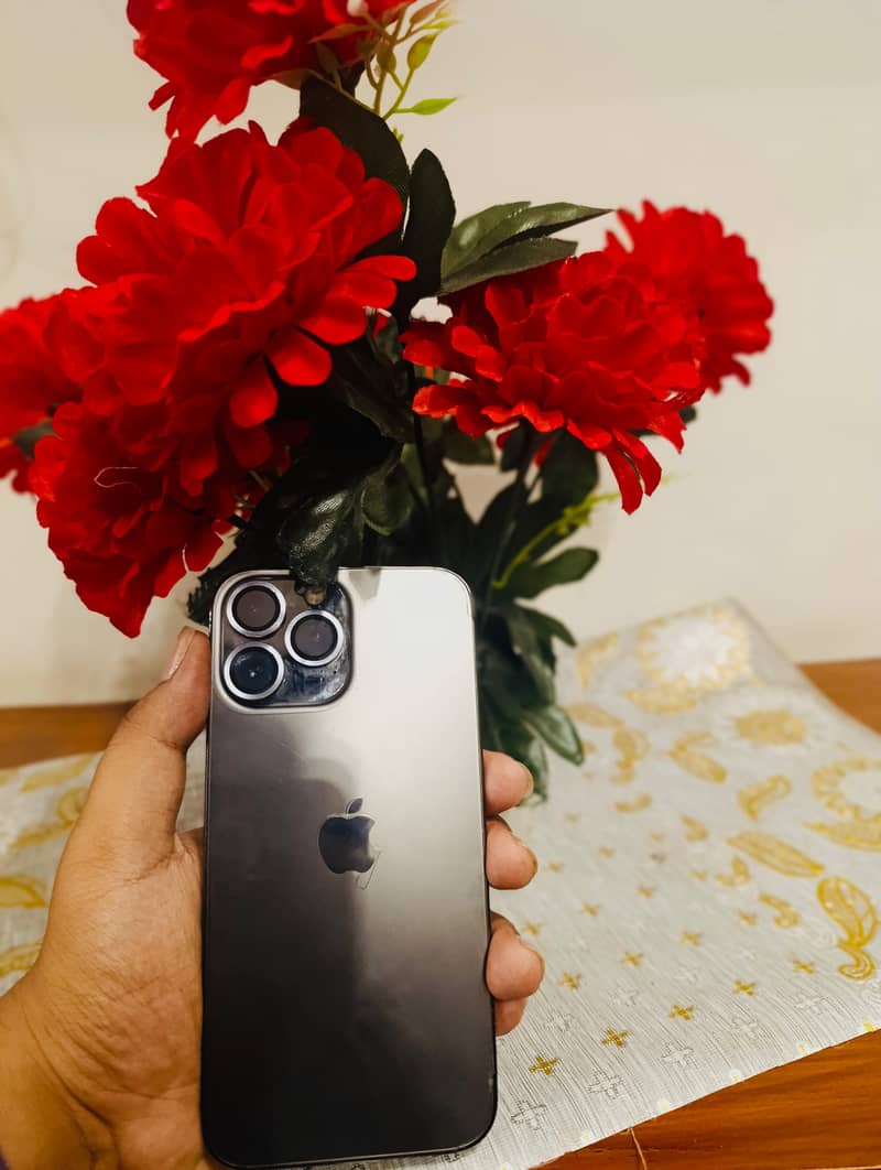 Iphone 13 pro max 256gb factory unlock with box zong sim working 1