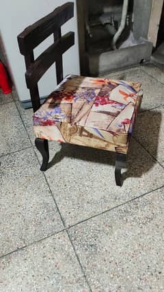 Brown wooden chairs