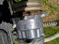 car full AC compressor condenser bottle fan