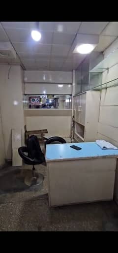 97 Sq Feet Corner Shop With Galley 7ft Hight At Rafi Plaza Hall Road