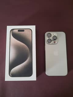 Apple iPhone 15 Pro | 100 PERCENT HEALTH |  FULL SIM TIME AVAILABLE